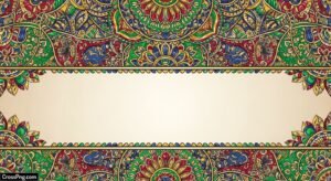 Mehndi invitation card background image 2