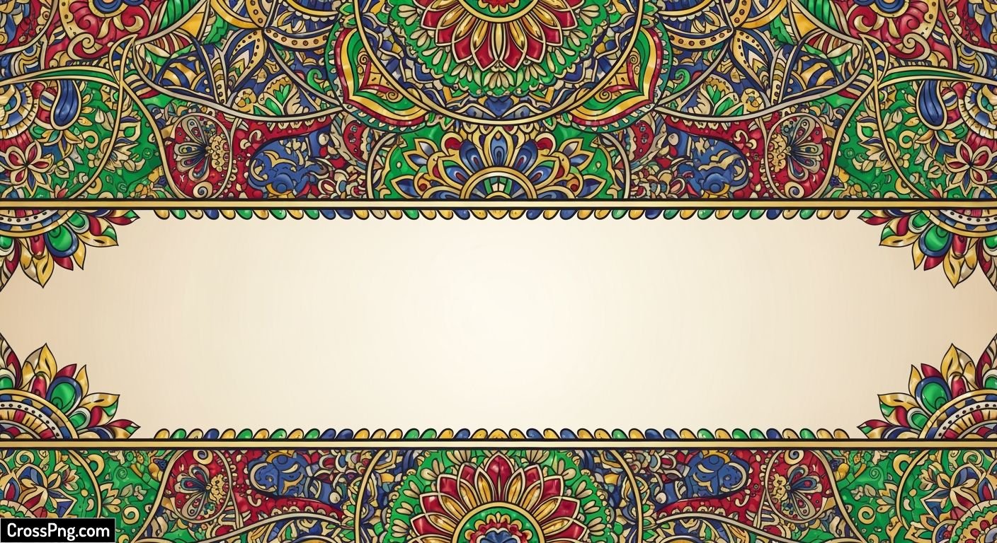 Mehndi invitation card background image 2