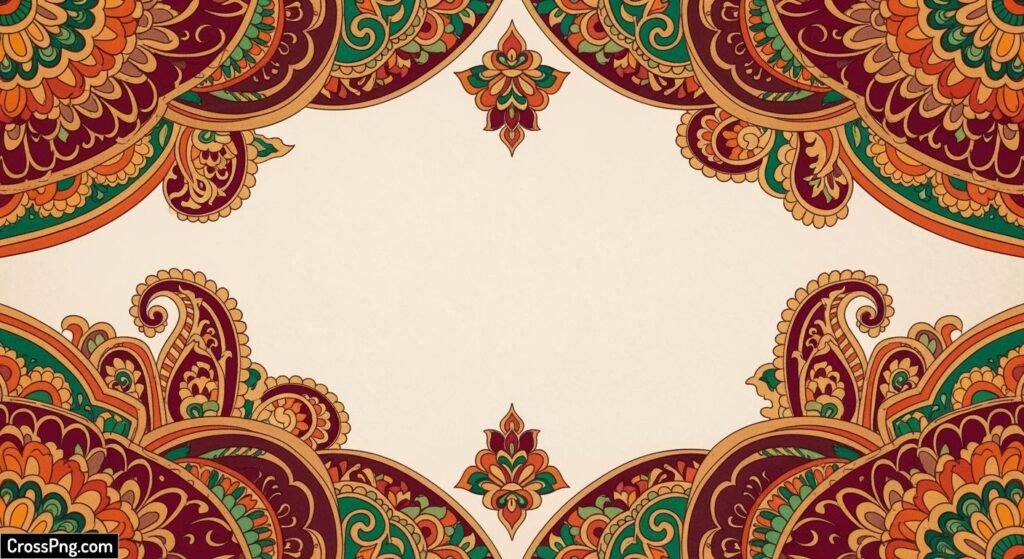 Mehndi invitation card background image 3