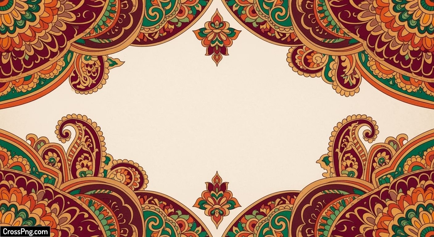 Mehndi invitation card background image 3