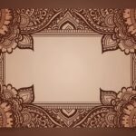 Mehndi visiting card background image 2