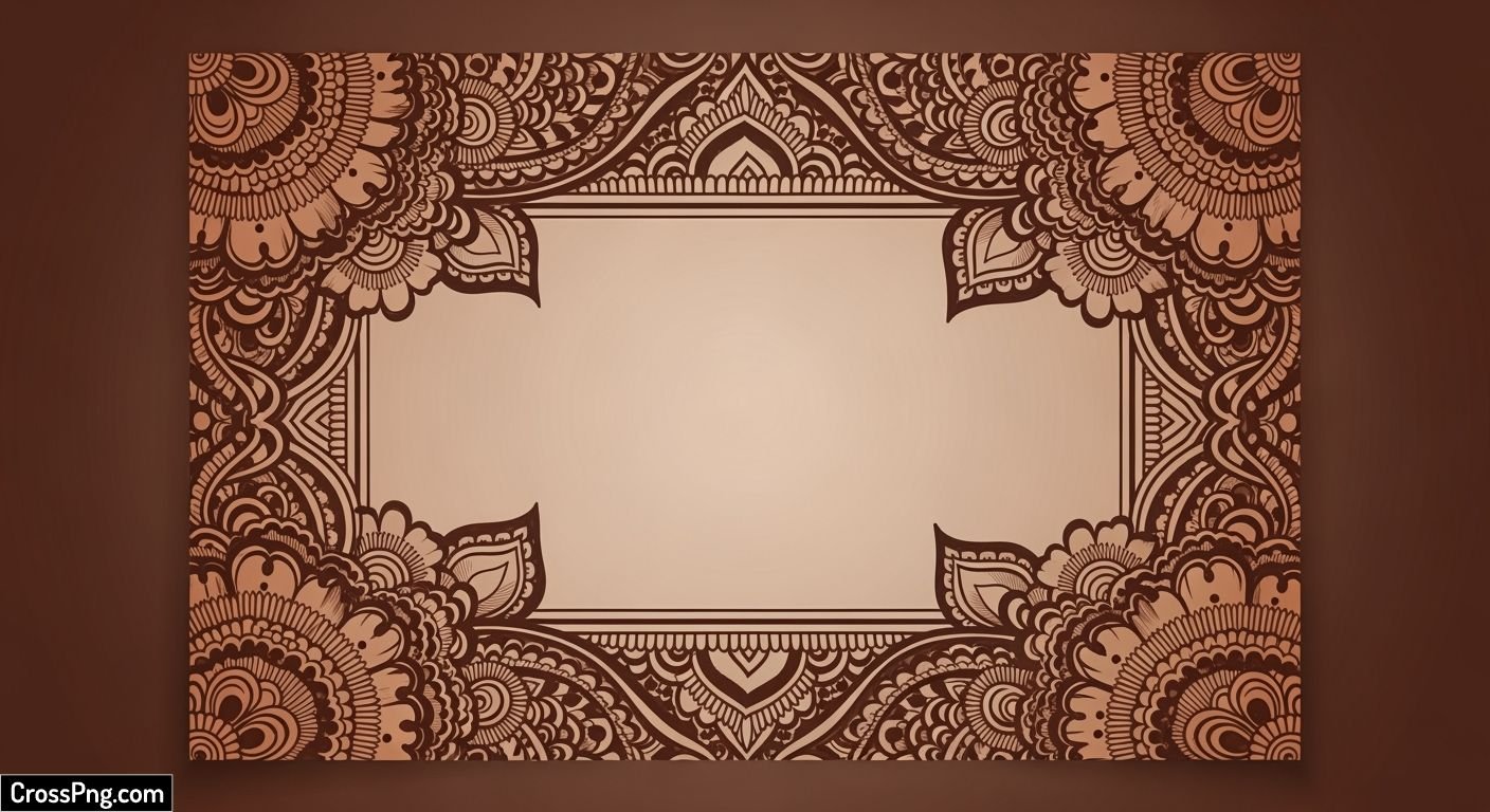 Mehndi visiting card background image 2