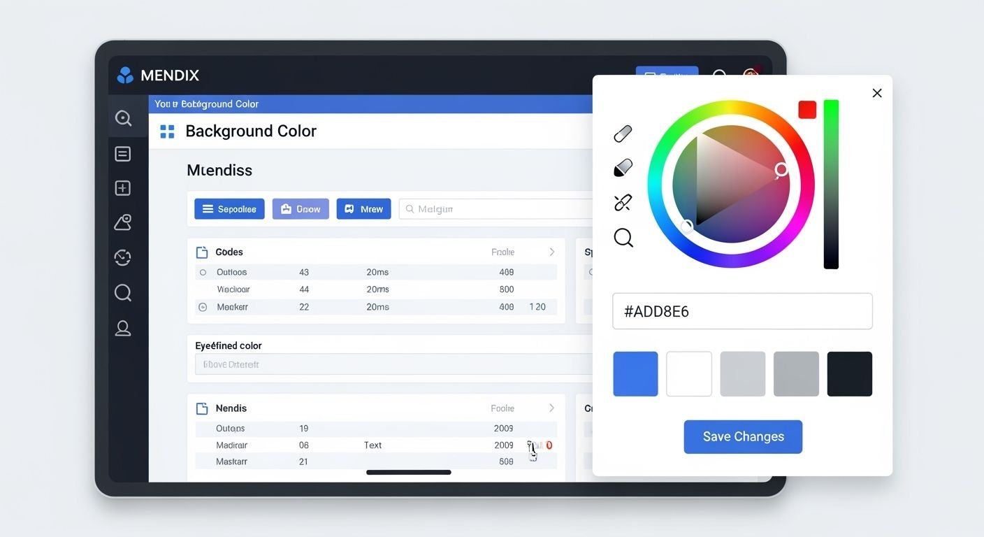 Mendix change background color of image