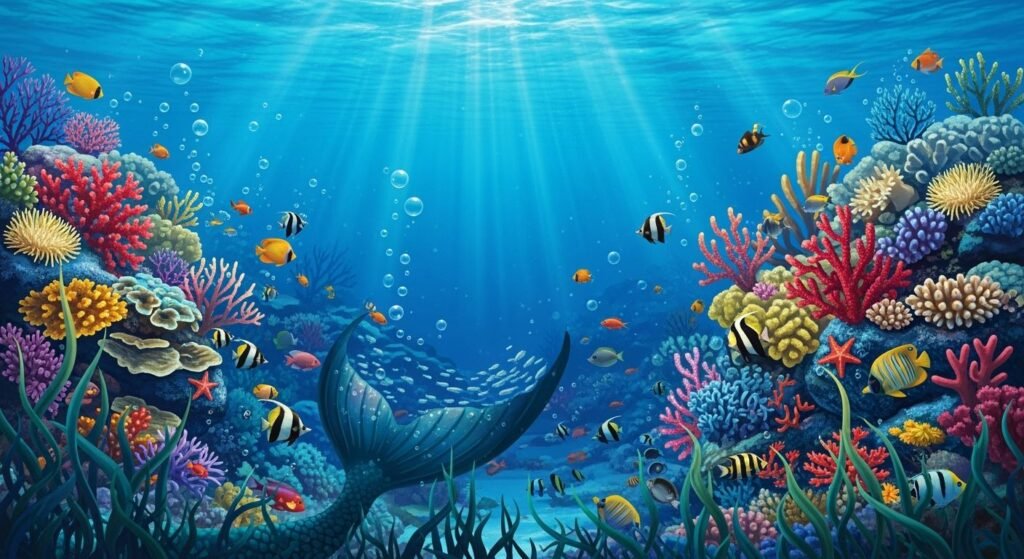 Mermaid background image