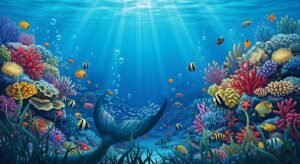 Mermaid background image