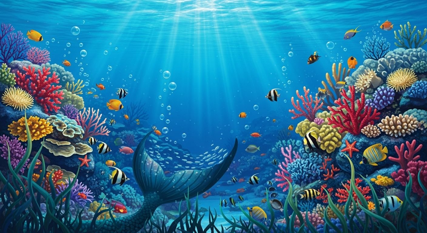 Mermaid background image