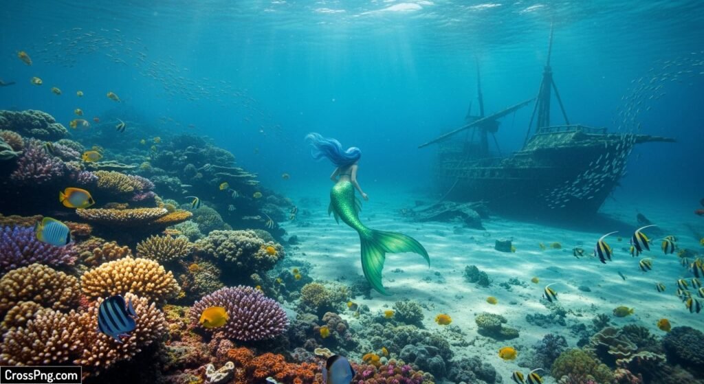 Mermaid background image