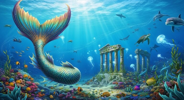 Mermaid background image 2