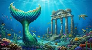 Mermaid background image 3