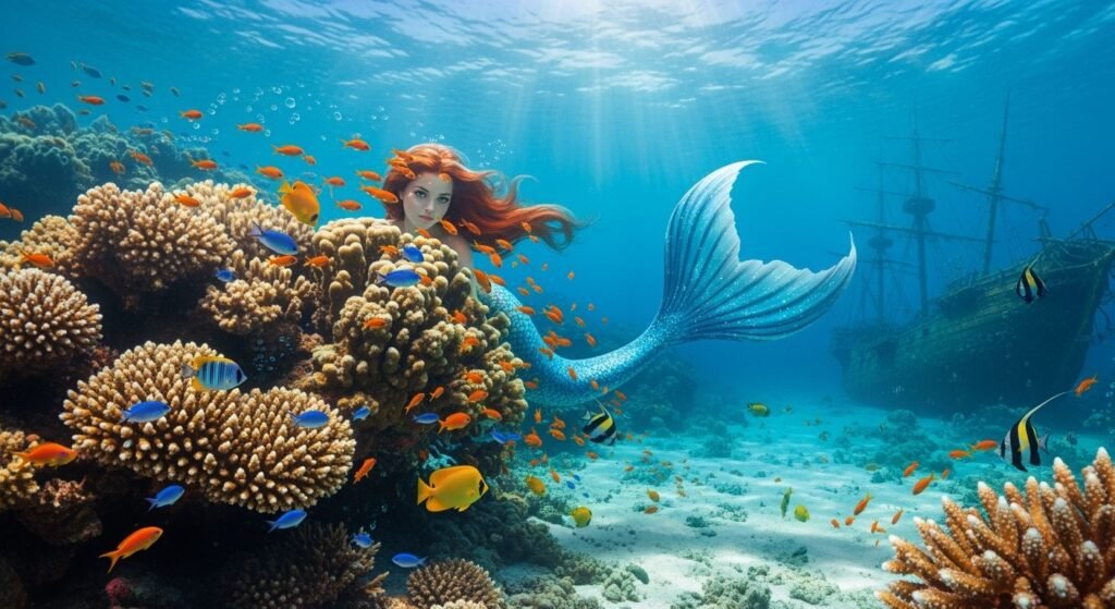 Mermaid background image 4