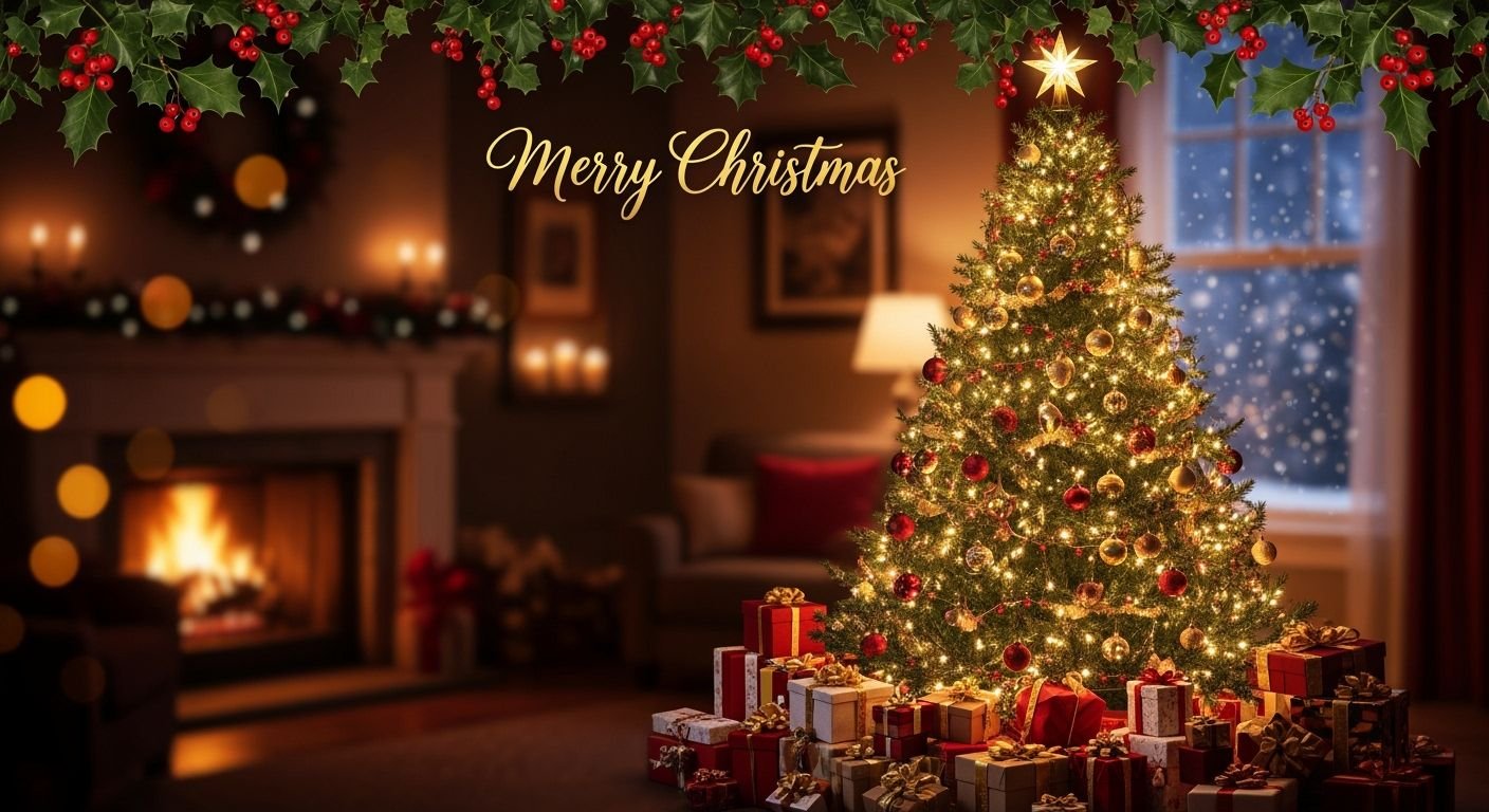 Merry christmas background image 4