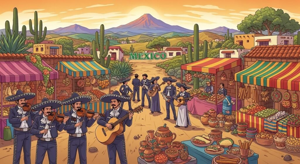 Mexican background image 4