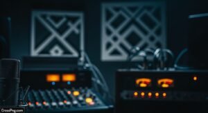 Mic background image