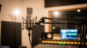 Mic background image