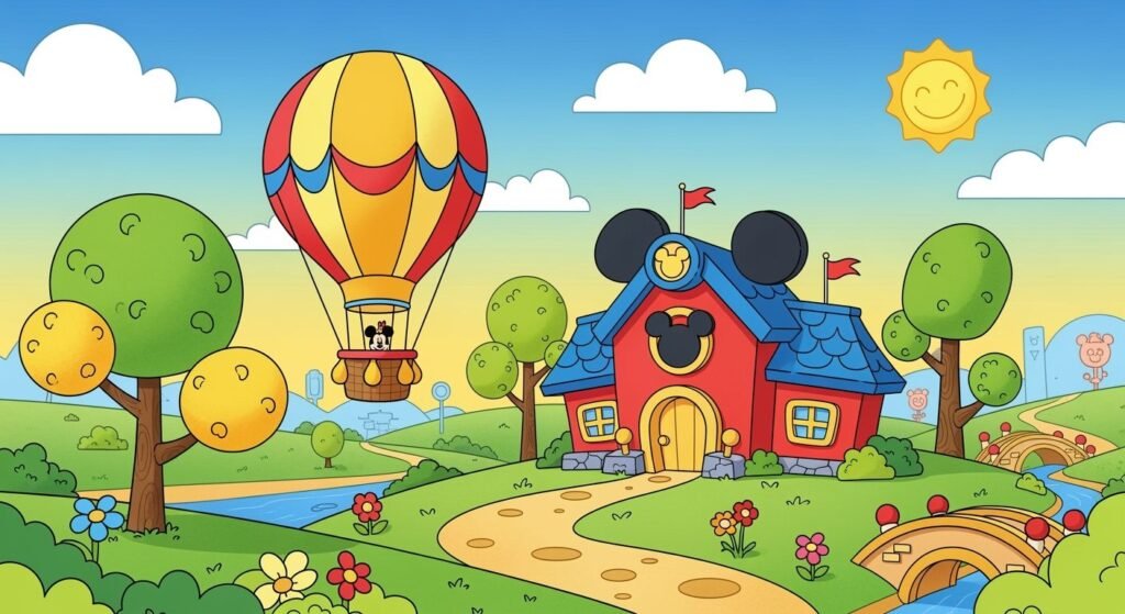 Mickey mouse clubhouse background image 2