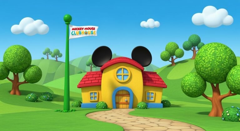 Mickey mouse clubhouse background image