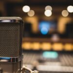 Microphone background image