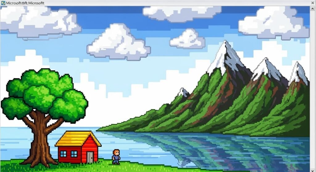 Microsoft paint image