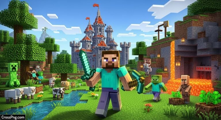 Minecraft thumbnail background image 2