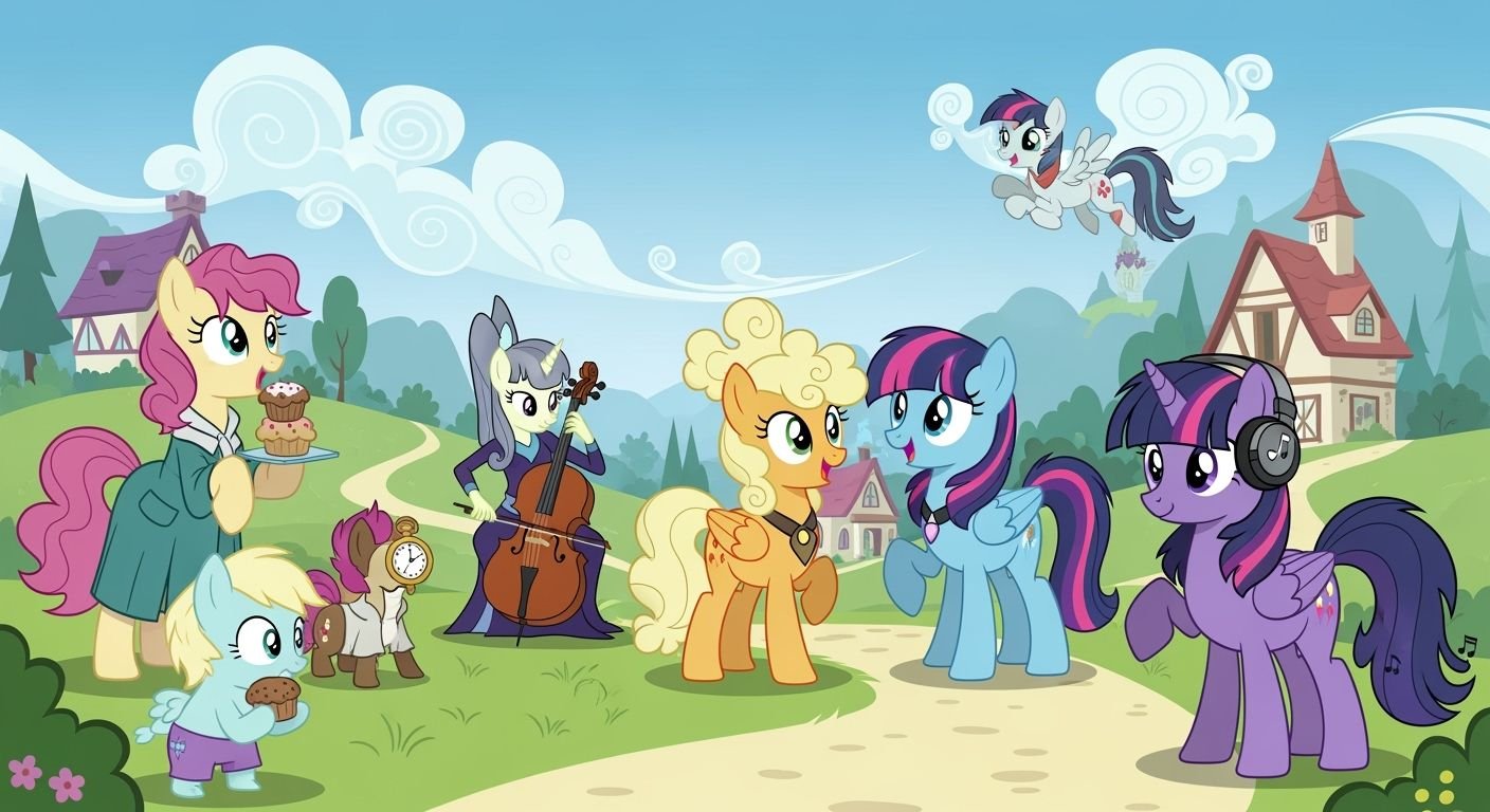 Mlp background ponies image 4