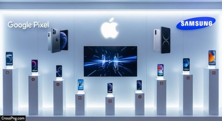 Mobile shop background image