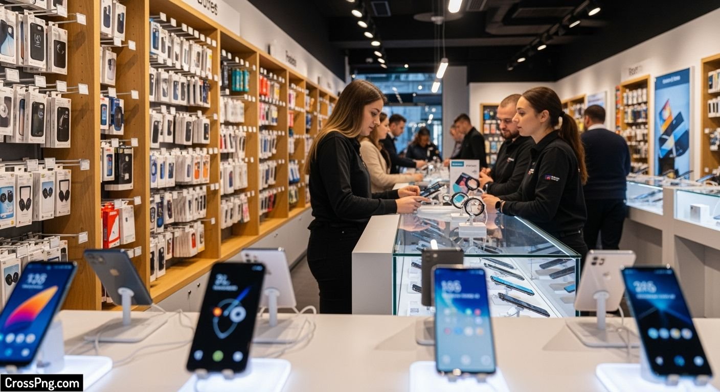 Mobile shop background image 3