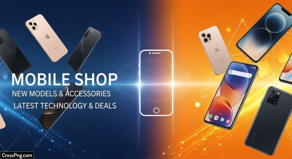 Mobile shop banner background image 2