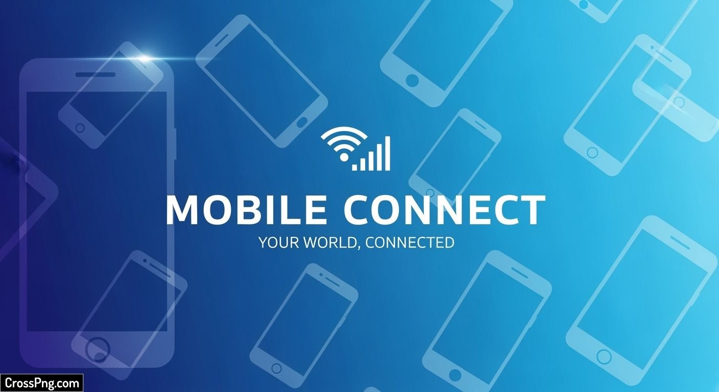 Mobile shop banner background image