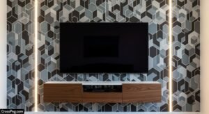 Modern wallpaper for tv background image