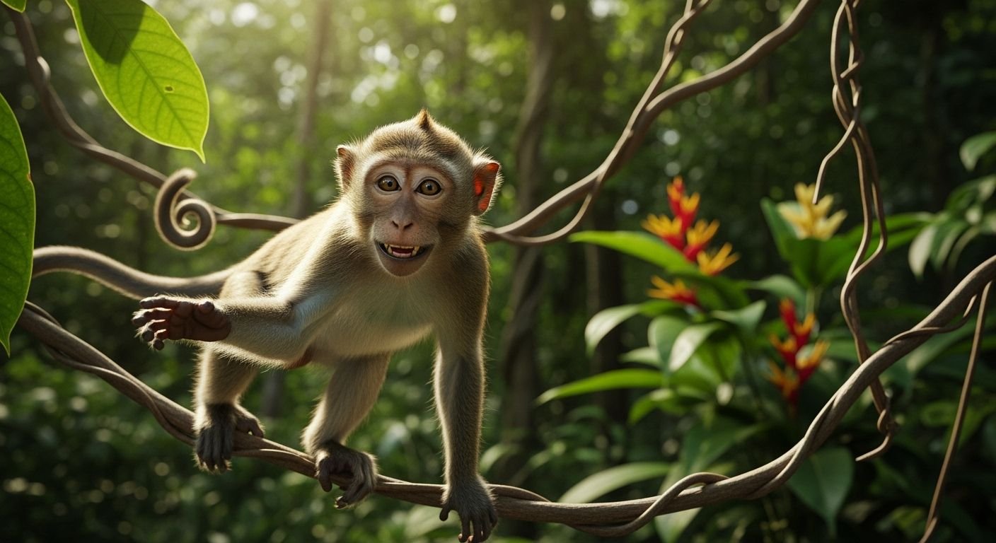 Monkey background image 3