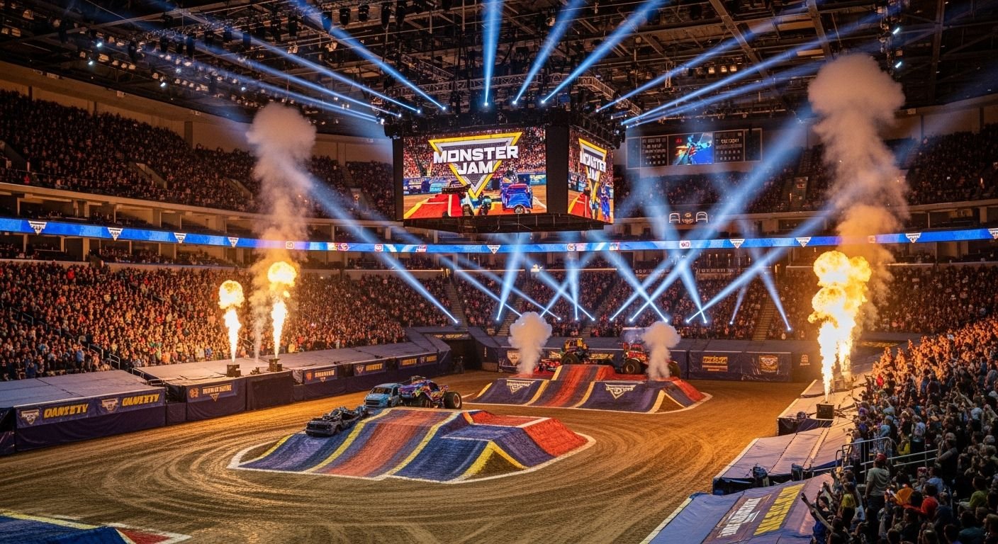 Monster jam background image