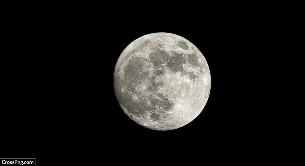 Moon black background image
