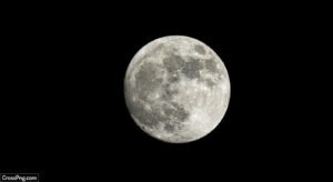 Moon black background image