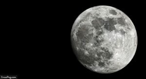Moon black background image