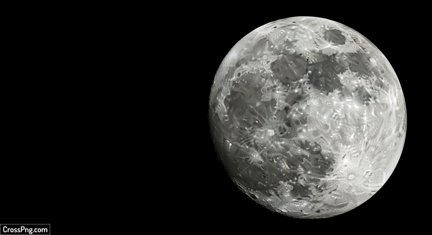 Moon black background image