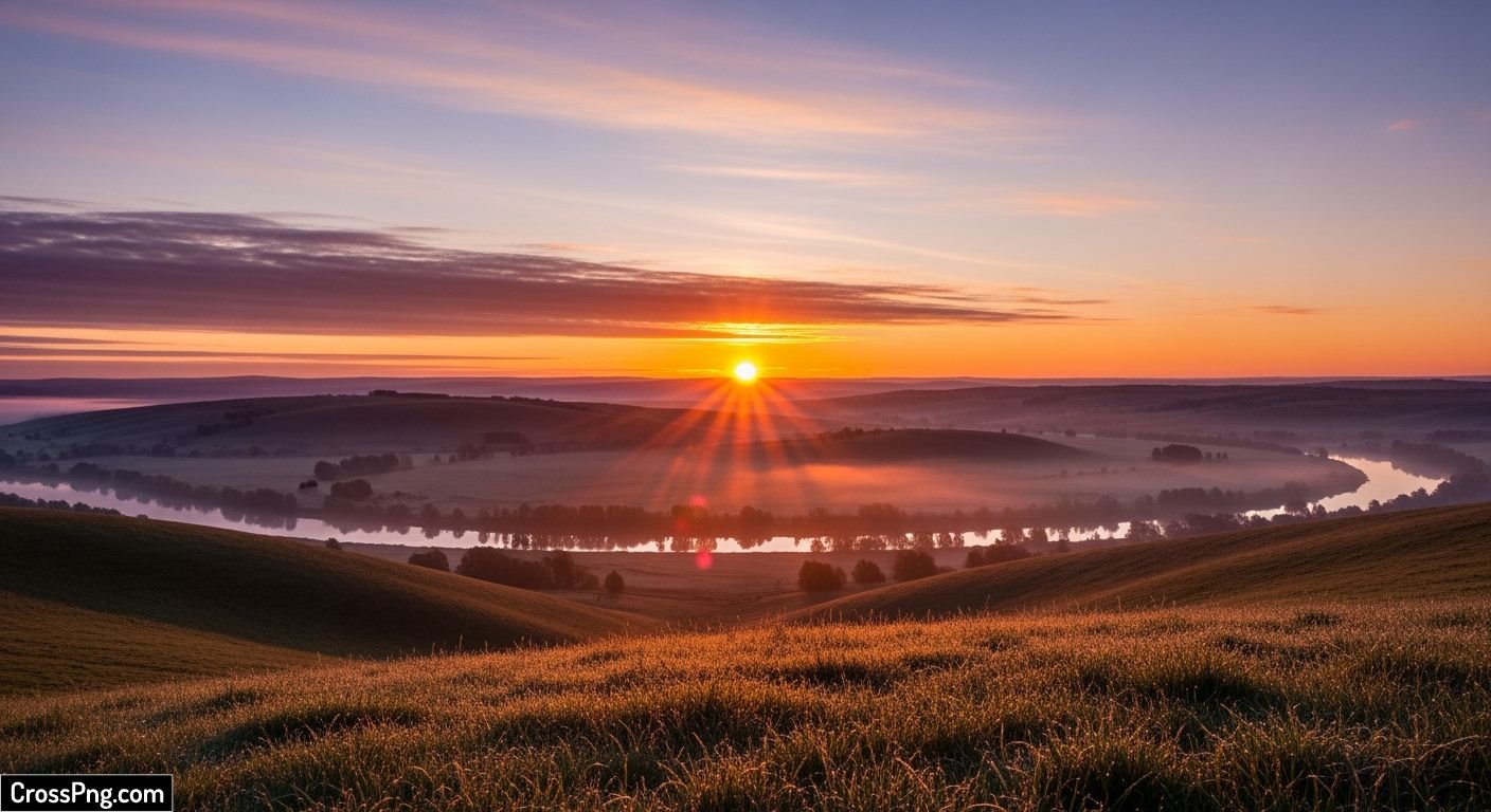 Morning sunrise background image