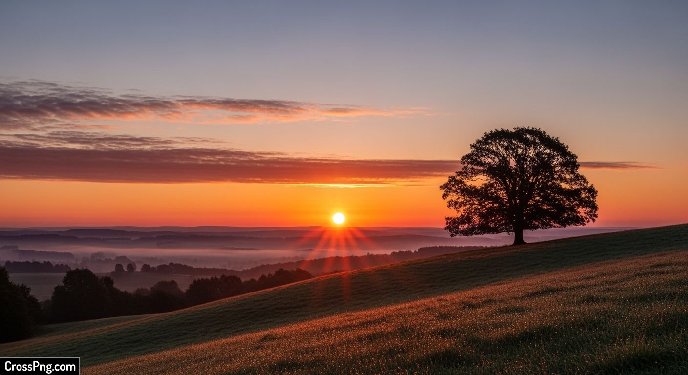 Morning sunrise background image 2