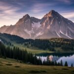 Mountain background for editing image