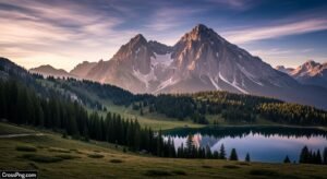 Mountain background for editing image