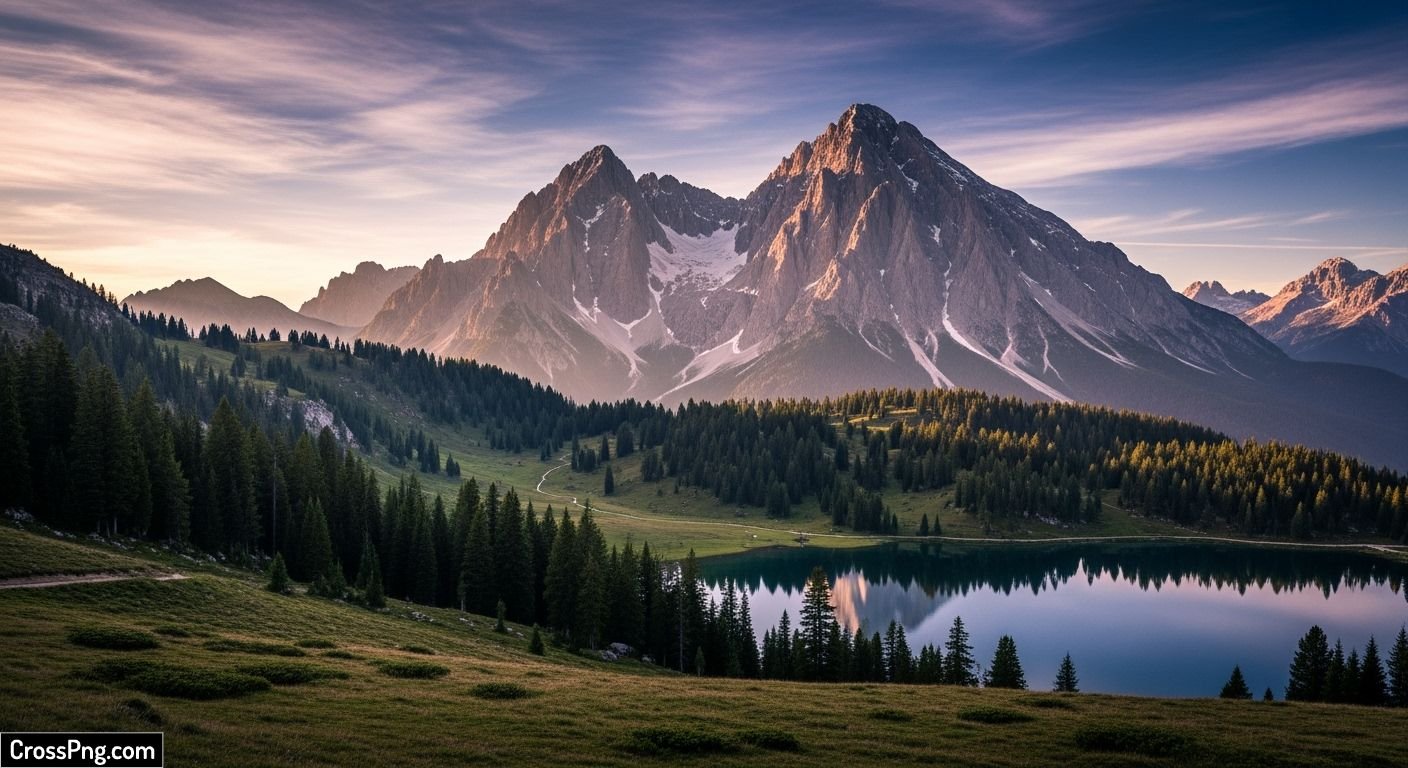 Mountain background for editing image