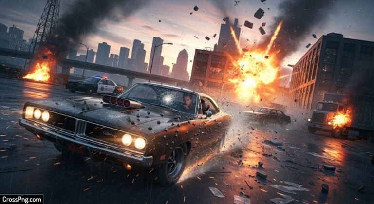 Movie action background image