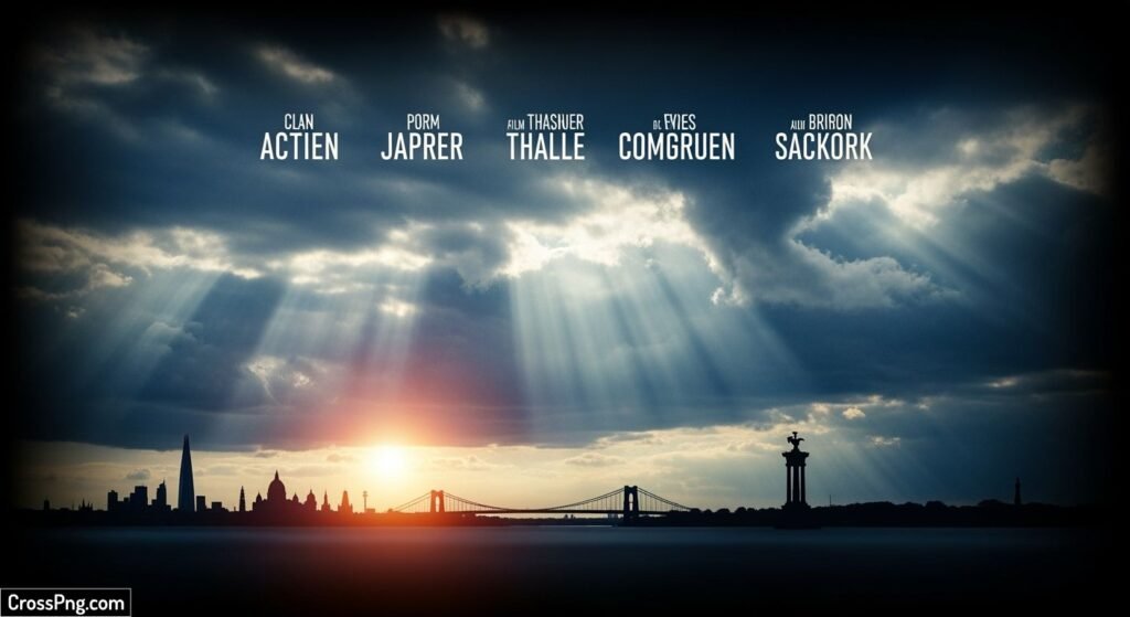 Movie poster background preserve image