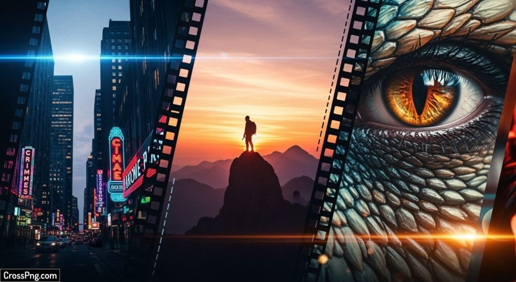 Movie thumbnail background image