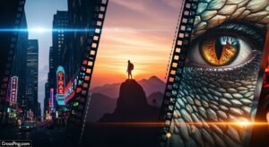 Movie thumbnail background image