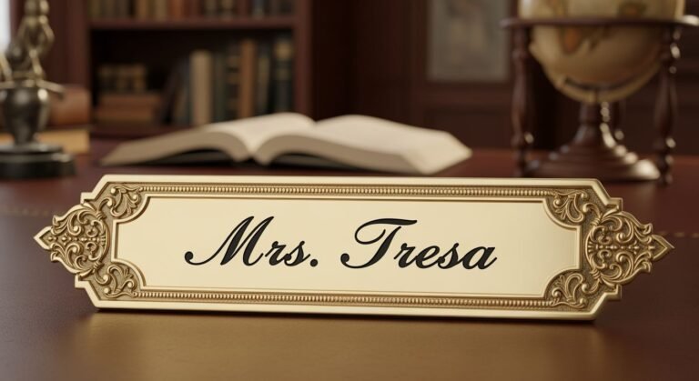 Mrs tresea name background image