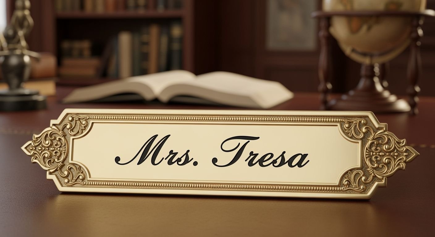 Mrs tresea name background image