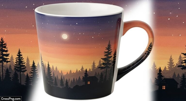 Mug design background image