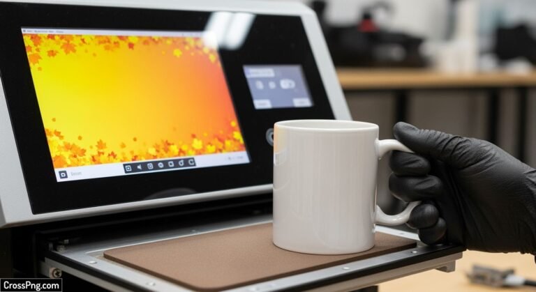 Mug printing background image