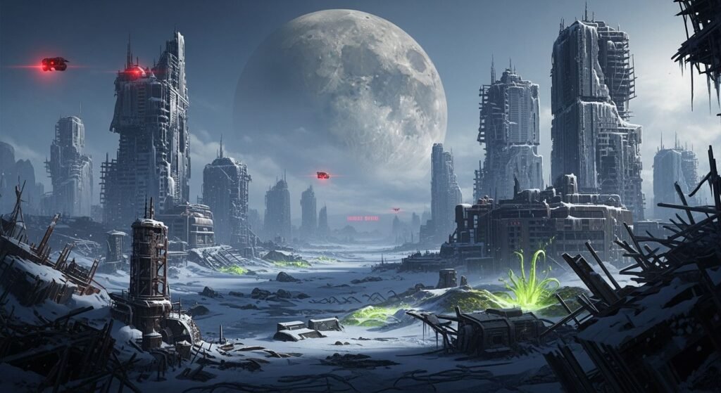 Murder drones background image