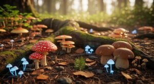 Mushroom background image 3